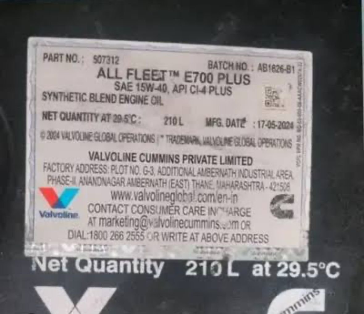 Valvoline™ All Fleet Plus E900 15W-40